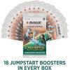 imageMagic The Gathering The Lord of The Rings Tales of MiddleEarth Jumpstart Booster Box 18 Packs  2Player Card Game