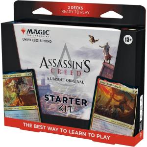 imageMagic The Gathering  Assassins Creed Starter Kit  Learn to Play Magic with 2 Assassins CreedThemed Decks  2 Player Collectible Card Game for Ages 13Starter Kit