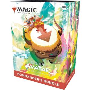imageMagic The Gathering  Avatar The Last Airbender Commanders Bundle  Includes 1 Collector Booster 9 Play Boosters 5 Borderless Cards 30 Lands  Exclusive Accessories