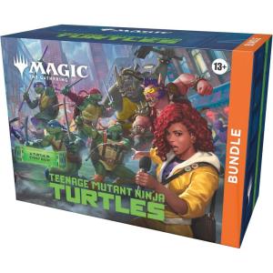 imageMagic The Gathering  Teenage Mutant Ninja Turtles  Bundle  9 Play Boosters 30 Lands Foil AltArt Promo Card  Exclusive Accessories  Collectible Trading Card Game