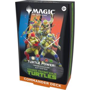 imageMagic The Gathering  Teenage Mutant Ninja Turtles  Commander Deck  Turtle Power  Collectible Trading Card Game