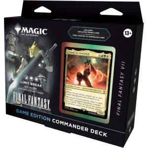 imageMagic The Gathering Final Fantasy VII Commander Deck  Game Edition Limit Break Commander Deck Exclusive Promo Card Final Fantasy VII Video Game Download Code and Accessories