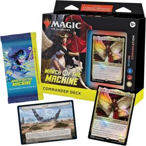 imageMagic The Gathering March of the Machine Commander Deck  Growing Threat 100Card Deck 10 Planechase cards Collector Booster Sample Pack  AccessoriesCommander Deck 4