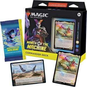 imageMagic The Gathering March of the Machine Commander Deck  Growing Threat 100Card Deck 10 Planechase cards Collector Booster Sample Pack  AccessoriesCommander Deck 2
