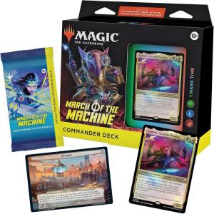 imageMagic The Gathering March of the Machine Commander Deck  Growing Threat 100Card Deck 10 Planechase cards Collector Booster Sample Pack  AccessoriesCommander Deck 5