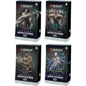 imageMagic The Gathering Modern Horizons 3 Commander Deck  Eldrazi Incursion 100Card Deck 2Card Collector Booster Sample Pack  AccessoriesAll 4 Decks