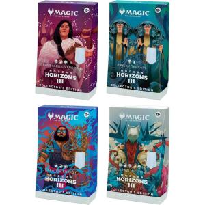 imageMagic The Gathering Modern Horizons 3 Commander Deck Collectors Edition Bundle  Includes All 4 Decks Graveyard Overdrive Tricky Terrain Creative Energy and Eldrazi Incursion