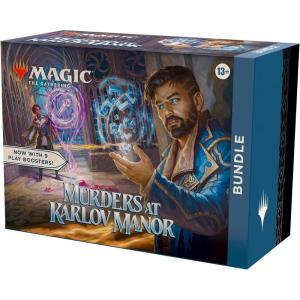 imageMagic The Gathering Murders at Karlov Manor Bundle  9 Play Boosters 30 Land Cards  Exclusive Accessories