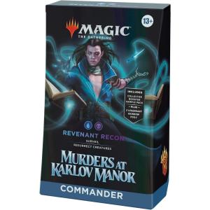 imageMagic The Gathering Murders at Karlov Manor Commander Deck  Blame Game 100Card Deck 2Card Collector Booster Sample Pack  AccessoriesBlueBlack
