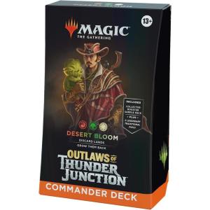 imageMagic The Gathering Outlaws of Thunder Junction Commander Deck  Grand Larceny 100Card Deck 2Card Collector Booster Sample Pack  AccessoriesRedGreenWhite