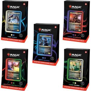 imageMagic The Gathering Starter Commander Deck Bundle  Includes all 5 DecksMulticoloured