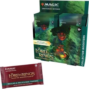 imageMagic The Gathering The Lord of The Rings Tales of MiddleEarth Collector Booster Box  12 Packs  1 Box Topper Card
