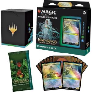 imageMagic The Gathering The Lord of The Rings Tales of MiddleEarth Commander Deck 3  Collector Booster Sample Pack