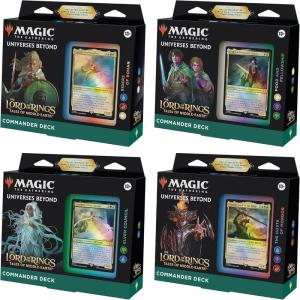 imageMagic The Gathering The Lord of The Rings Tales of MiddleEarth Commander Deck Bundle  Includes Pack of 4 Decks