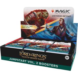 imageMagic The Gathering The Lord of The Rings Tales of MiddleEarth Jumpstart Vol 2 Booster Box  18 Packs 2Player Fantasy Card Game