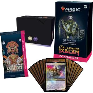 imageMagic The Gathering The Lost Caverns of Ixalan Commander Deck  Blood Rites 100Card Deck 2Card Collector Booster Sample Pack  Accessoriestraditional