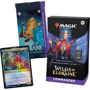 imageMagic The Gathering Wilds of Eldraine Commander Deck  FAE Dominion 100Card Deck 2Card Collector Booster Sample Pack  Accessories