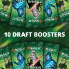 imageMagic The Gathering Zendikar Rising Bundle  10 Draft Booster Packs 150 Cards  Foil Lands  Accessories