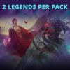 imageWizards of The Coast Magic The Gathering Commander Legends Draft Booster Box  24 Booster Packs 480 Cards  2 Legends Per Pack  Factory Sealed