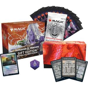 imageMagic The Gathering Adventures in The Forgotten Realms Gift Bundle  10 Draft Boosters  1 Collector Booster  AccessoriesAFR Gift Bundle