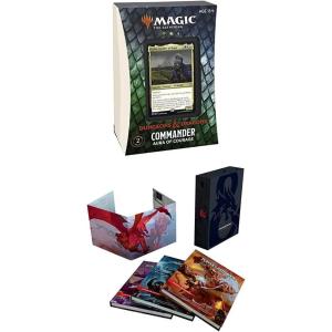 imageMagic The Gathering Adventures in the Forgotten Realms Commander Deck  Aura of Courage GreenWhiteBlueAura of Courage  Core Rulebook Gift Set