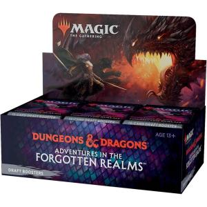 imageMagic The Gathering Adventures in the Forgotten Realms Draft Booster Box  36 Packs 540 Magic CardsDraft Booster Box