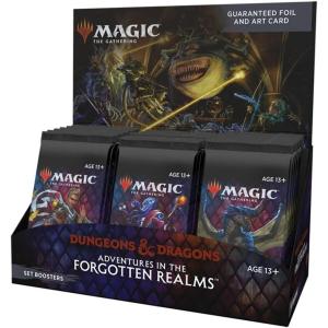 imageMagic The Gathering Adventures in the Forgotten Realms Set Booster Box  30 Packs 360 Magic Cards BlackSet Booster Box