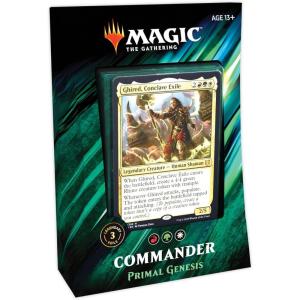 imageMagic The Gathering Commander 2019 Primal Genesis Deck  100Card ReadytoPlay Deck  3 Foil CommandersPrimal Genesis