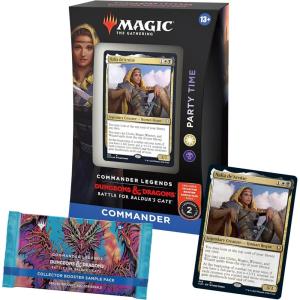 imageMagic The Gathering Commander Legends Battle for Baldurs Gate Commander Deck  Party Time  Collector Booster Sample Pack