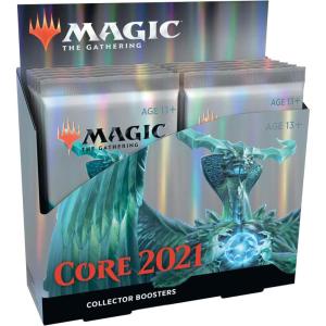 imageMagic The Gathering Core Set 2021 M21 Collector Booster Box  12 Packs  Min 4 Rares Per Pack  Latest Set Model Number C75100000
