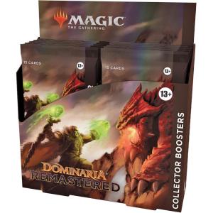 imageMagic The Gathering Dominaria Remastered Collector Booster  15 Magic CardsCollector Booster Box