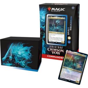 imageMagic The Gathering Innistrad Crimson Vow Commander Deck  Spirit Squadron WhiteBlueRetail Packaging
