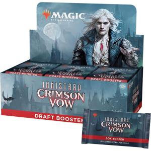 imageMagic The Gathering Innistrad Crimson Vow Draft Booster Box  36 Packs  Dracula Box Topper 541 Magic Cards