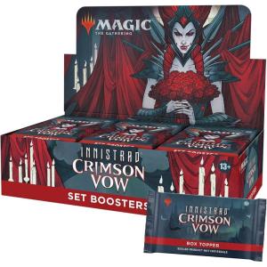 imageMagic The Gathering Innistrad Crimson Vow Set Booster Box  30 Packs  Dracula Box Topper 361 Magic Cards