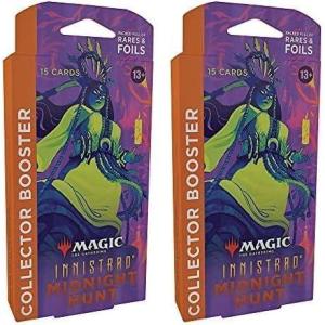 imageMagic The Gathering Innistrad Midnight Hunt Collector Booster  15 Magic Cards15 Count Pack of 2