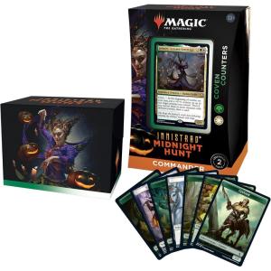 imageMagic The Gathering Innistrad Midnight Hunt Commander Deck  Coven Counters GreenWhite