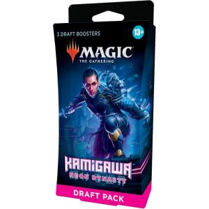 imageMagic The Gathering Kamigawa Neon Dynasty 3Booster Draft Pack  45 Magic Cards3Booster Draft Pack