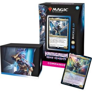 imageMagic The Gathering Kamigawa Neon Dynasty Commander Deck  Buckle Up WhiteBlueRetail Packaging