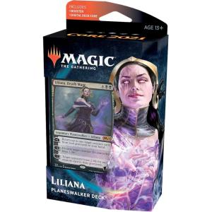 imageMagic The Gathering Liliana Death Mage Planeswalker Deck  Core Set 2021 M21  60 Card Starter DeckSingle