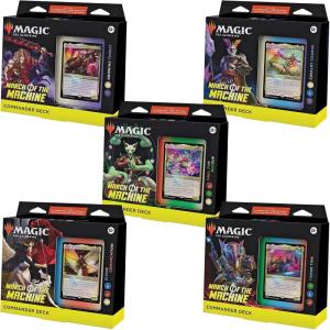 imageMagic The Gathering March of the Machine Commander Deck Bundle  5 Deck Set