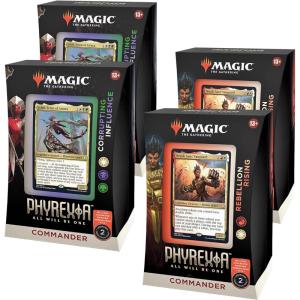 imageMagic The Gathering Phyrexia All Will Be One Commander Decks  2 of Each Deck 2 Corrupting Influence  2 Rebellion Rising