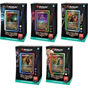 imageMagic The Gathering Streets of New Capenna 5 Commander Deck Bundle  Includes 1 Obscura Operation 1 Maestros Massacre 1 Riveteers Rampage 1 Cabaretti Cacophony 1 Bedecked Brokers