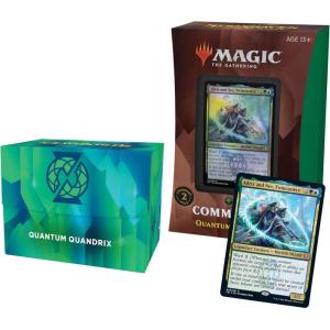 imageMagic The Gathering Strixhaven Commander Deck  Quantum Quandrix BlueGreenReduced Plastic Deck