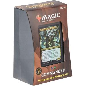 imageMagic The Gathering Strixhaven Commander Deck  Witherbloom Witchcraft BlackGreenReduced Plastic Deck
