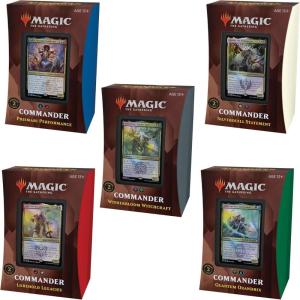 imageMagic The Gathering Strixhaven Commander Deck Bundle  Includes 1 Silverquill Statement  1 Prismari Performance  1 Witherbloom Witchcraft  1 Lorehold Legacies  1 Quantum QuandrixAll Decks