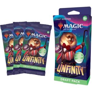 imageMagic The Gathering Unfinity 3Booster Draft Pack  42 Magic Cards