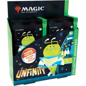 imageWizards of the Coast Unfinity Collector Booster Box  12 Packs  Box Topper 181 Magic Cards