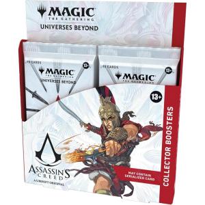 imageMagic The Gathering  Assassins Creed Collector Booster Box  12 Collector Boosters 10 Cards in Each Pack  Collectible Trading Card Game for Ages 13