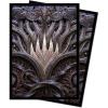 imageKaldheim 100ct Sleeve Featuring Tibalt Cosmic Imposter for Magic Protect Your Cards with ChromaFusion Technology and Always be Ready for Battle Against Friends Or Enemies in StylePlaneswalker Symbol