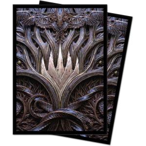 imageKaldheim 100ct Sleeve Featuring Tibalt Cosmic Imposter for Magic Protect Your Cards with ChromaFusion Technology and Always be Ready for Battle Against Friends Or Enemies in StylePlaneswalker Symbol